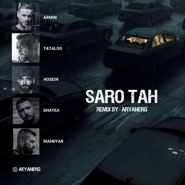 دانلود ریمیکس آرمین زارعی و تتلو و حصین و شایع و مهدیار سر و ته