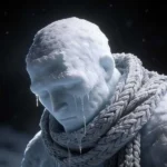 کوروش و آرتا آدم برفی