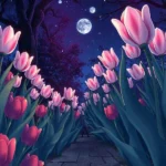 شب به گلستان تنها منتظرت بودم صدای زن